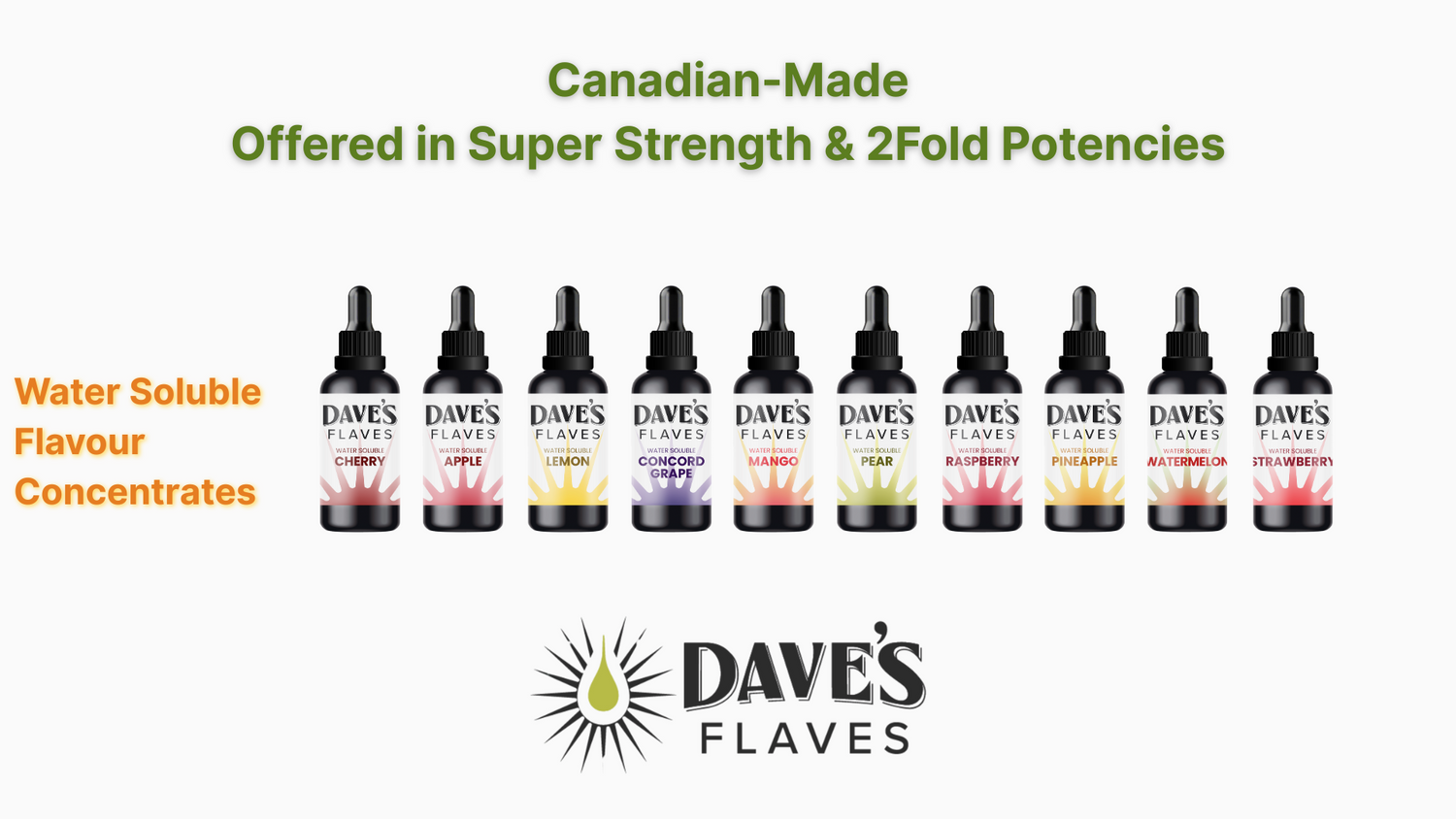Water Soluble Flaves