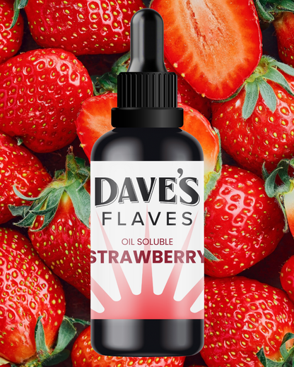 Dave’s Flaves – Premium Strawberry (Oil-Soluble, MCT)