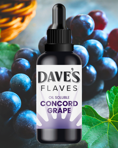Dave’s Flaves – Premium Concord Grape (Oil-Soluble, MCT)