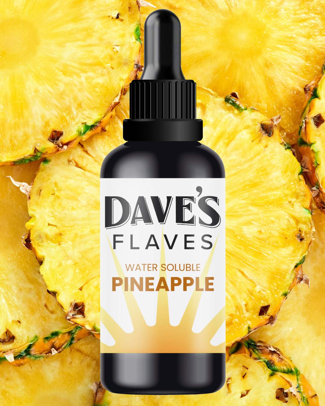 Dave’s Flaves – Premium Pineapple (Water-Soluble)